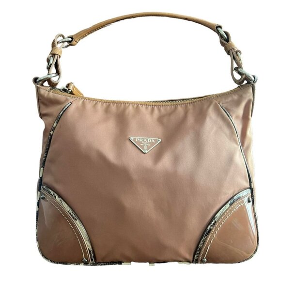 PRADA: Pale Pink/Salmon Handbag #1245 - Picture 1 of 8